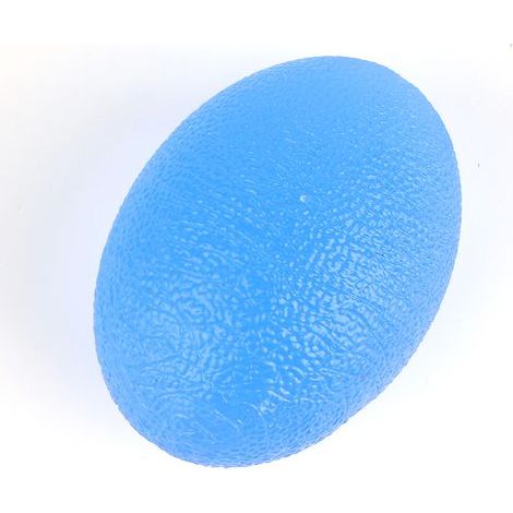 Balle de massage en silicone pour le renforcement des poignets et des doigts, soulagement du stress (Bleu 30) (1/5)