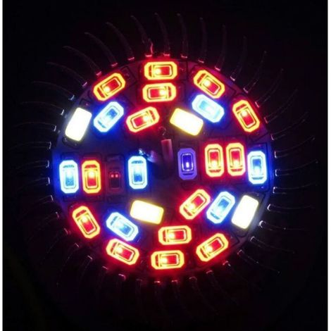 Lampes infrarouges pour poulailler 28 LED à spectre complet Lampes de culture d'intérieur 10 W E14 Ampoules de culture pL080 (1/4)