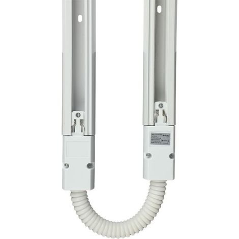 V-TAC Raccordo Flessibile per Binario Trifase Colore Bianco in alluminio (1/4)