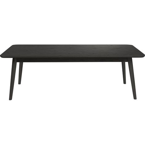 Table basse design, Table basse rectangulaire Fabio Noir en Wood, BOITE A DESIGN (1/5)