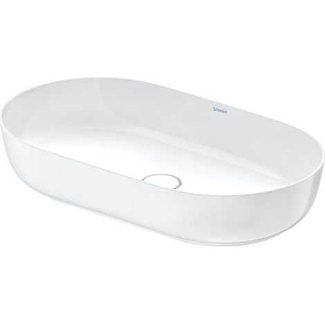 Évier à poser LUV ou ÜL HLB 700x400mm sans trou pour robinet, blanc WG (1/4)