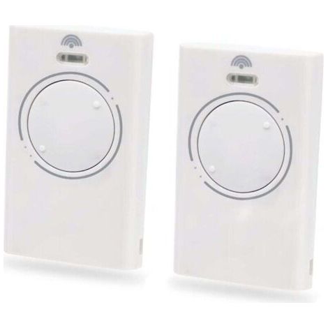 BUNTHAUS PA AIPERQ 2 Pièces Telecommande Porte de Émetteur de Garage 868MHz,Telecommande Portail 2 Canaux Compatible avec XT4 868 SLH LR, XT4 868 SLH, XT2 868 SLH LR, XT2 868 SLH(White) (1/4)