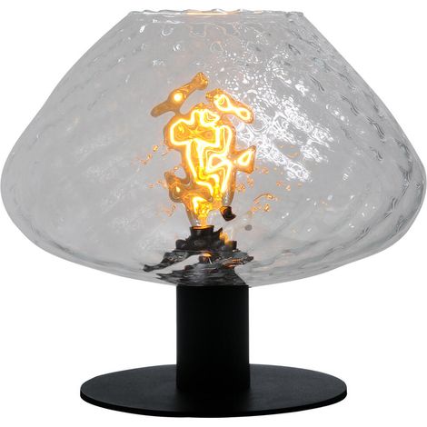 Lampe de table Porto avec verre transparent Blossom - 4711-05-05-00-7 (1/2)