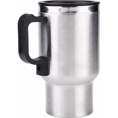 Bouilloire électrique de Voiture Mug Isotherme Tasse de Chauffage de Voyage Thermos 450ml 12V En Acier Inoxydable