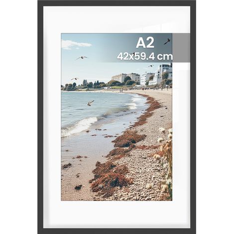 Cadre Photo A2, Porte Photo Mural, 61,4 x 44 x 1,5 cm (1/5)