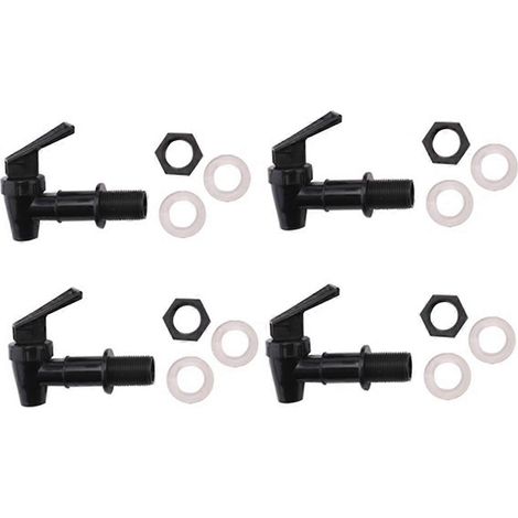 Ensemble de 4 robinets de rechange pour fontaine à eau, bonbonne, distributeur de boissons réutilisables C : (1/4)