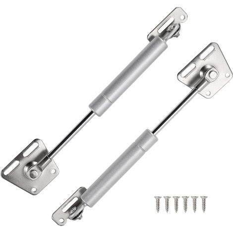 Vérins À Gaz 2 Pièces Pour Voiture Acier Carbone Argent (1/5)