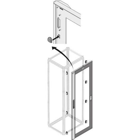 Porte IP30/40 Transparente 12 Mod H 2000mm L 600mm (x1) 1STQ007337A0000 ABB PDLG2420