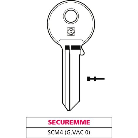 Silca CHIAVE OTTONE SCM4 (G. VAC 0) SECUREMME 20.00 pz