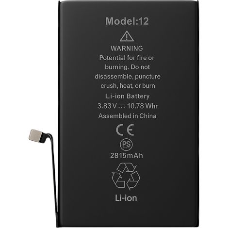 Batterie pour iPhone 12 / iPhone 12 PRO - Batterie de remplacement 2815mAh Lithium-ion Phonillico® (1/5)