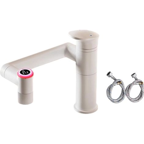 Robinet de lavabo, inox 304/laiton, pour vasque et toilettes (1/5)