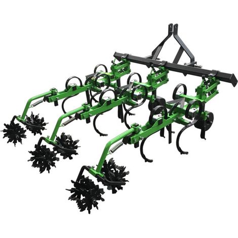 Coltivatore Rincalzatore 3 Elementi con Rulli Sarchiatore