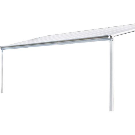 Home Deluxe - Tetto a terrazza SOLIS  colore: bianco, dimensioni: 312 / 320 x 300 / 303 x 278 / 226 cm