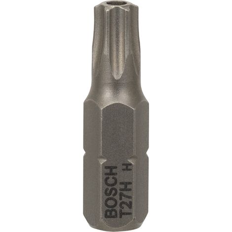 2x embouts de vissage Torx de sécurité extra-durs Bosch, T27H, 25 mm - 2608522013 (1/3)