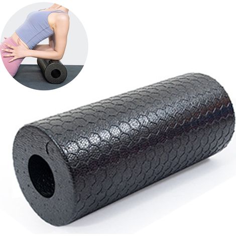 Rouleau De Massage Pour Fascia - 33 X 14 Cm - Matériau EPP - Noir Ou Gris - 1 Pièce (1/5)