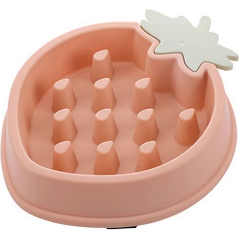 Filiyano-Gamelle anti-glouton pour chien, rose KLB, pour une alimentation saine et sans avalement. (1/5)