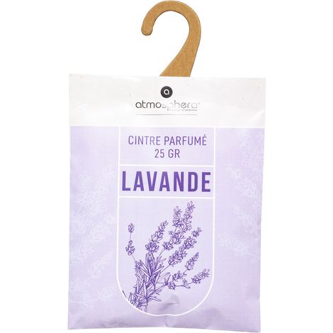 Lot de 3 cintres parfumés à la lavande