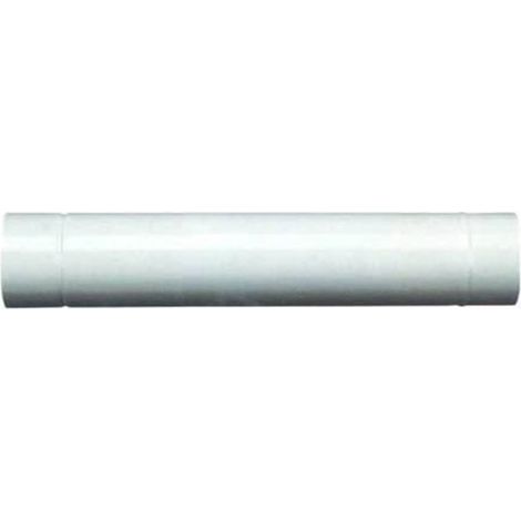 Tubo smaltato bianco per stufa a legna lunghezza cm 25 x 8