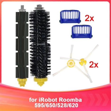 Accessoires pour aspirateur iRobot Roomba s��rie 600 : kit de remplacement 595/650/528/620. Nettoyage de l'aspirateur.