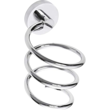 Sapho X-Round - Föhnhalter, spiral, verchromt XR002 (1/2)