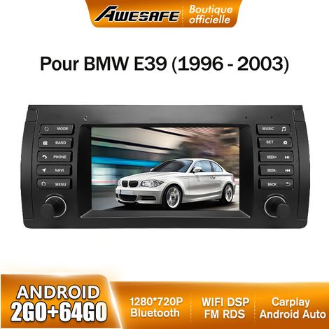AWESAFE Autoradio Android 13 pour BMW E39 (1996-2003) 2Go+64Go avec 7'' Écran Tactile GPS Carplay Android Auto Bluetooth (1/5)