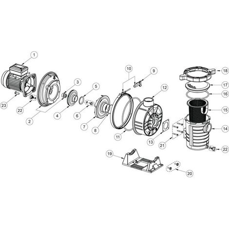4 - Turbine pompe Ultralfow - Turbine R39005300 pompe Ultraflow 1,1 kW