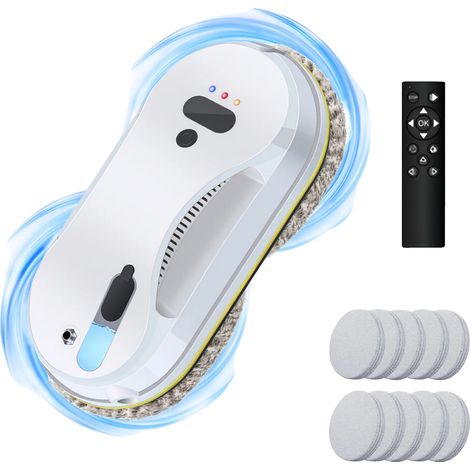 Robot limpiacristales, pulverización automática de agua, control remoto, colores surtidos. (1/2)