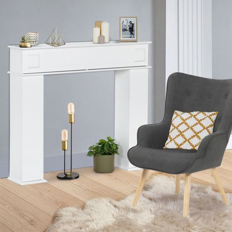 Consola decorativa con espacio de almacenamiento