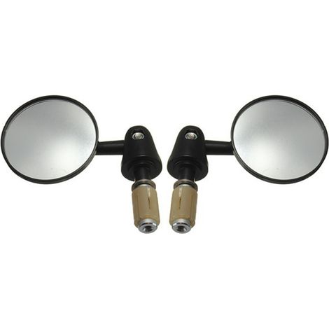 Manillar giratorio plegable de aluminio de 22 mm, espejo convexo modificado, para motocicleta y scooter, ajustable (1/5)