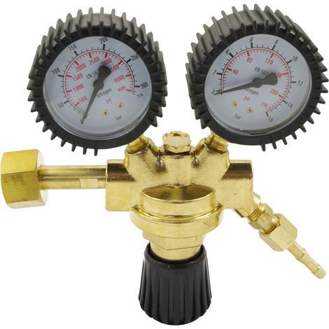 Réducteur de pression de gaz - Vanne d'arrêt - Argon CO2 MIG MAG WIG - Gaz de protection - Poste à souder (1/5)