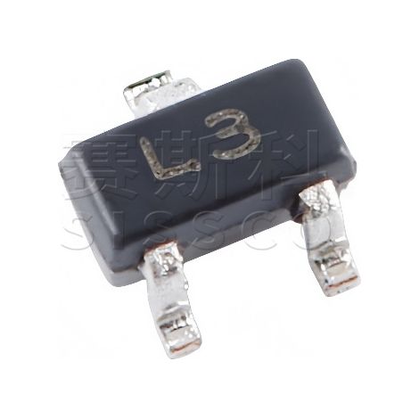 Schottky diode, Changdian/Changjing BAT54CT package, SOT-523, screen-printed L3, 30 V 200 mA. Electronic component, 5 pieces per pack.