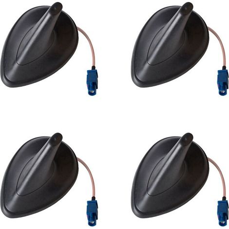 Cuatro antenas de navegación por satélite tipo aleta de tiburón para coche, modelo 12762120, aptas para los modelos 9-3 (2003-2012) y 9-5 (1998-2009).
