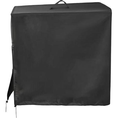 Housse imperméable pour équipement de piscine en tissu Oxford 210D (noir 210D) Convient aux piscines hors sol, 71,9 x 65 x 62 cm, installation rapide, aucun outil nécessaire, ajustement sûr (1/5)