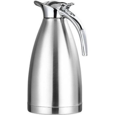 Isolierte Thermosflasche – Edelstahl – 2000 ml – Hält Getränke heiß und kalt – Leicht zu reinigen – Unisex (1/5)