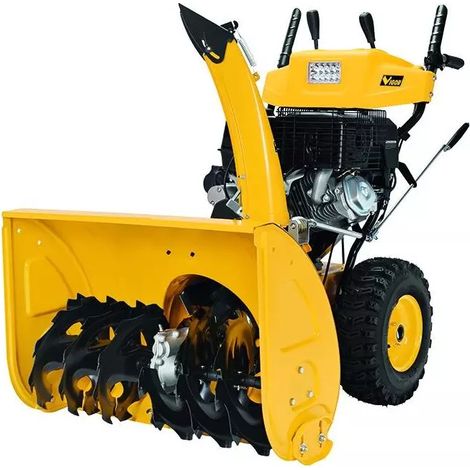 spazzaneve a scoppio vigor "snowy-115" larghezza di lavoro 70 cm 375 cc