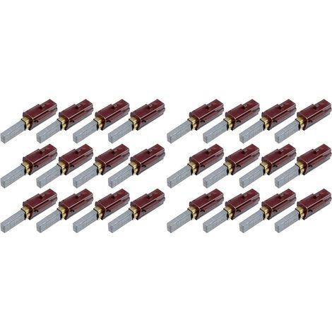 pour Brosse de Charbon de Moteur D'Aspirateur électrique Ametek Lamb 2311480, 333261, 33326-1 24 Pièces (1/4)