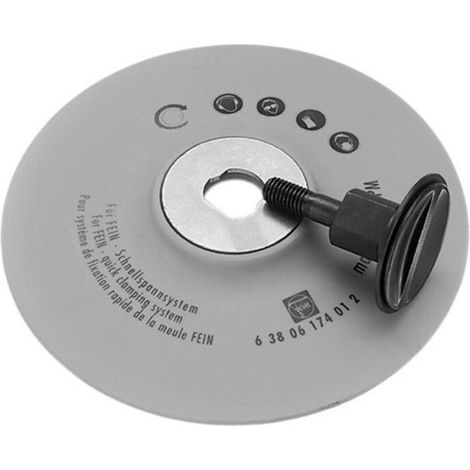 FEIN Elastischer Schleifteller, Ø 180 mm, mit Spanneinheit (1/3)