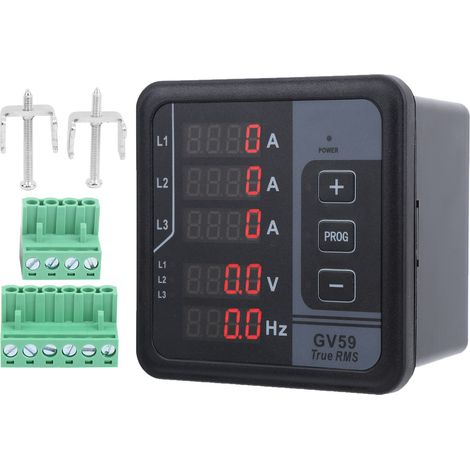 GV59 Multifunktions-Digitalmessgerät: Misst Strom und Spannung (DC 165-265V) – Überwachungsinstrument