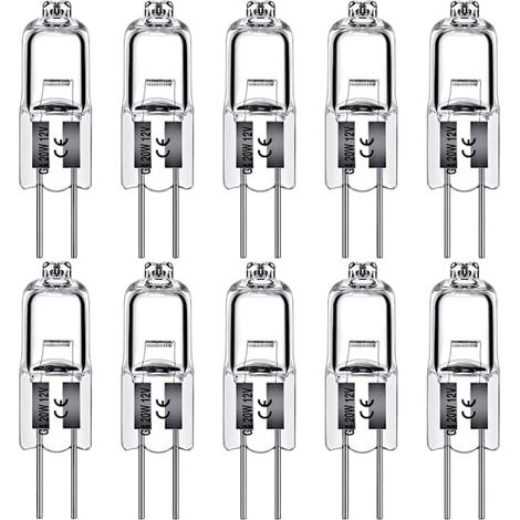 Lampe halogène G4 10W 12V - Varmhvit - 20-pakning 10W 20stk 10W 20stk 10w (1/5)