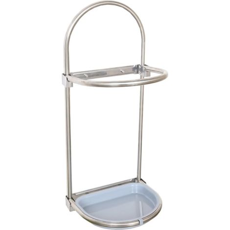Porte-parapluie Mural Simple Pour Rangement Intérieur Support De Parapluie Pour Maison Et Bureau Couleur Argentée Et Bleue (1/5)