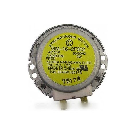 moteur entrainement plateau 21 v pour micro ondes LG