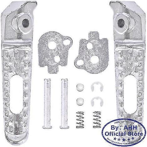 Paar klappbare Fußrasten aus Aluminiumlegierung, rutschfest, schwarz, CNC-gefräst, für Honda CBR600RR – hinten (Paar) (1/5)