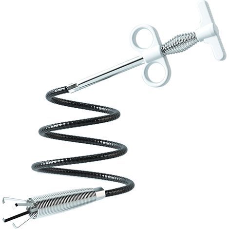 Sewer pipe cleaning tool (white, 160 cm) (1/5)