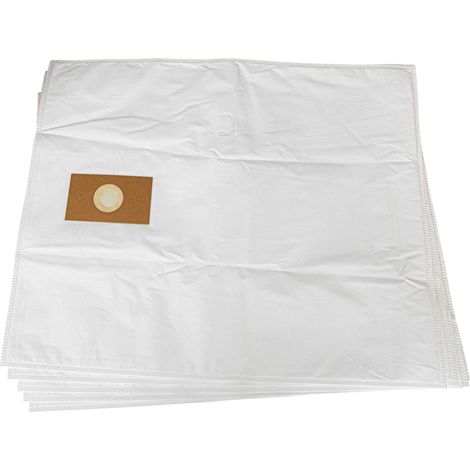 vhbw 5x Vacuum Cleaner Bag compatible with CleanTrack Pump-Line 70 Vacuum Cleaner, 77 cm x 63 cm, White