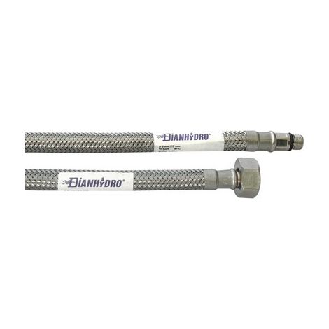 Flessibile inox per rubinetterie monocomando f 1/2 x m 5/8 cm. 40 diam. 12