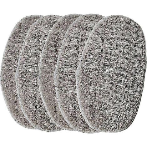 Lot de 5 lingettes de rechange pour balai vapeur Leifheit Cleantenso (1/3)
