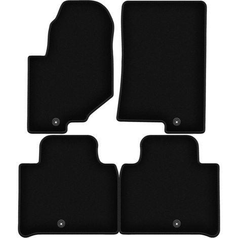 Tappetini base in velluto nero per: SsangYoung Rexton IV SUV (2017-)