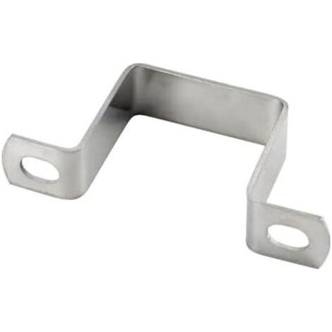 Lot de 6 colliers serrage carrés en acier inoxydable 304 forme U M50 x 25 mm avec vis - M50x25mm (1/5)