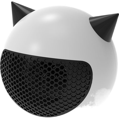 Chauffage Électrique Portable de Bureau Maison avec Design Mignon Démon, Réchauffement Rapide en 3 Secondes, Bruit ≤36dB, 220V, Radiateur Chauffant Silencieux pour Espace Personnel (1/5)