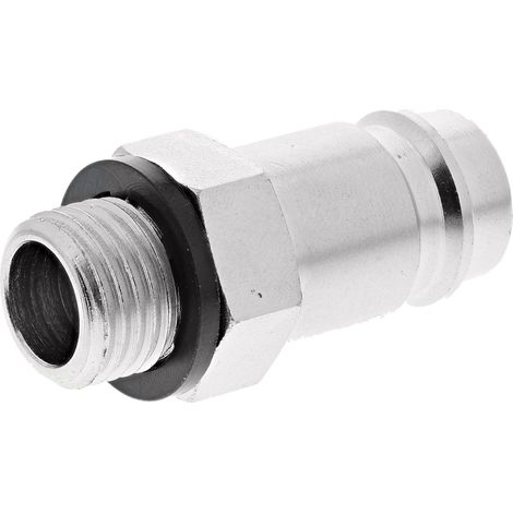 Raccord rapide pneumatique RS PRO, Filetage vers Mâle G 1/4 Mâle 1/4pouces en Laiton ( Prix pour 1 ) (1/2)